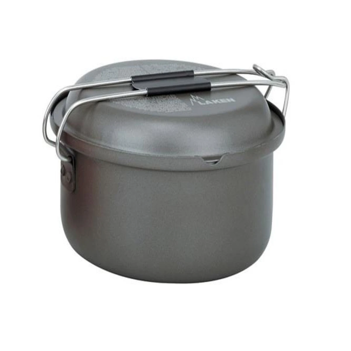 Laken Alüminyum Teflon Kaplama Gıda Saklama Kabı Ø16cm - Gri - Tek Renk STD
