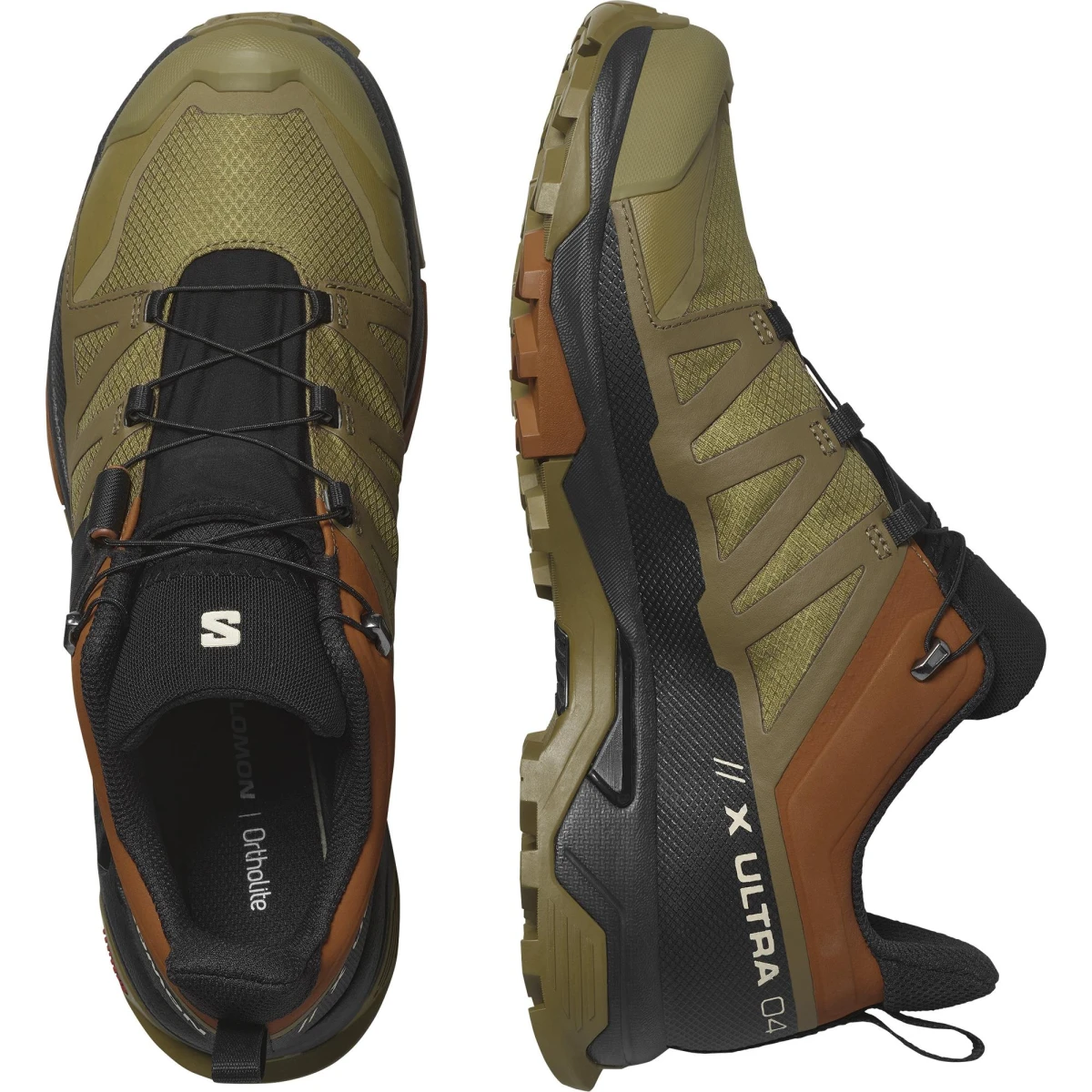 Salomon X ULTRA 4 GTX Erkek Ayakkabı - Yeşil 40⅔