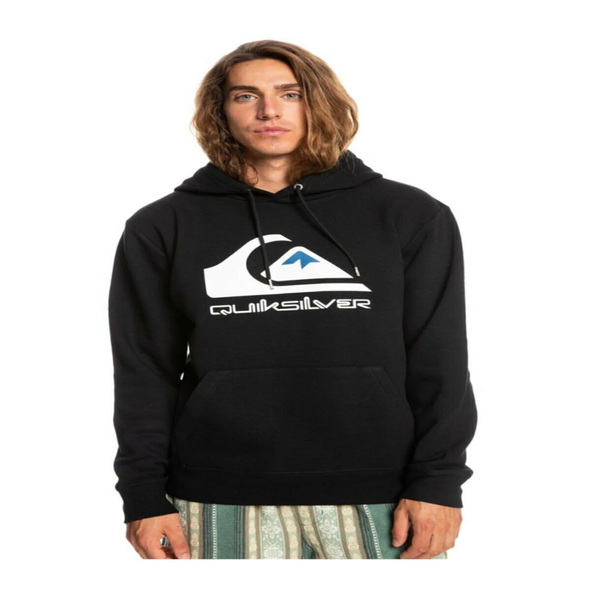 Quiksilver Big Logo Hood Sweatshirt Eqyft04450 Kvj0 Erkek - Siyah M