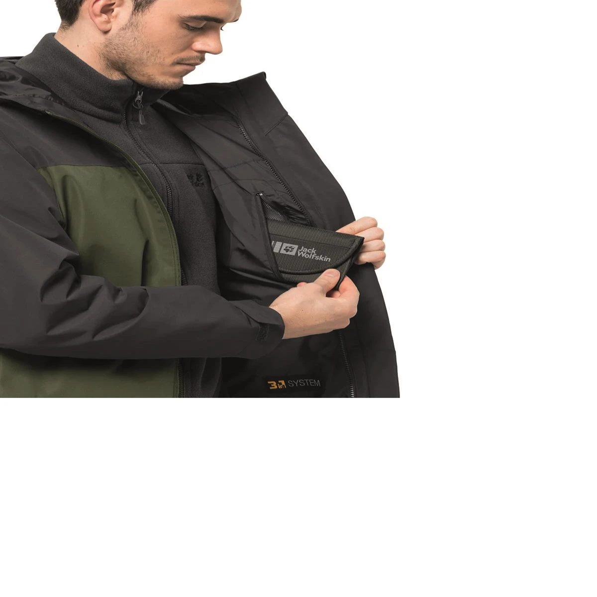Jack Wolfskin TAUBENBERG 3IN1 JKT M Erkek Ceket