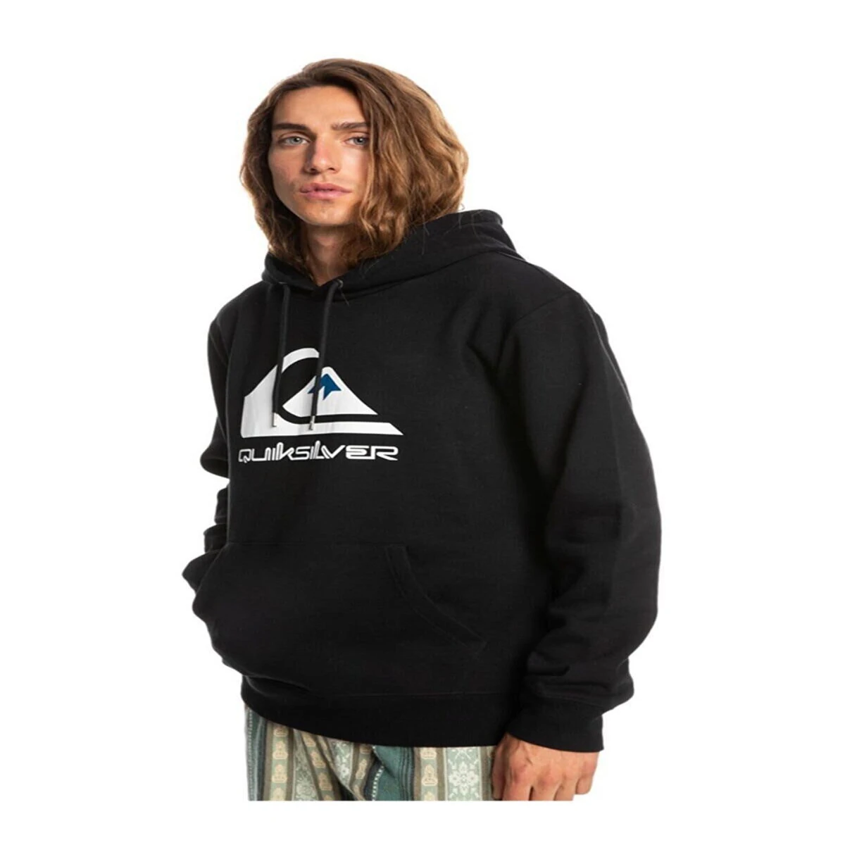 Quiksilver Big Logo Hood Sweatshirt Eqyft04450 Kvj0 Erkek - Siyah M
