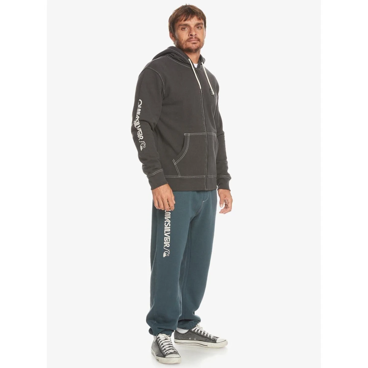 Quıksılver THE ORIGINAL FZ HOOD Erkek Sweatshırt