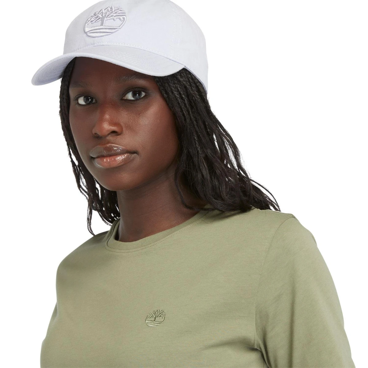Timberland SHORT-SLEEVE TEE  Kadın T-Shirt - Haki M