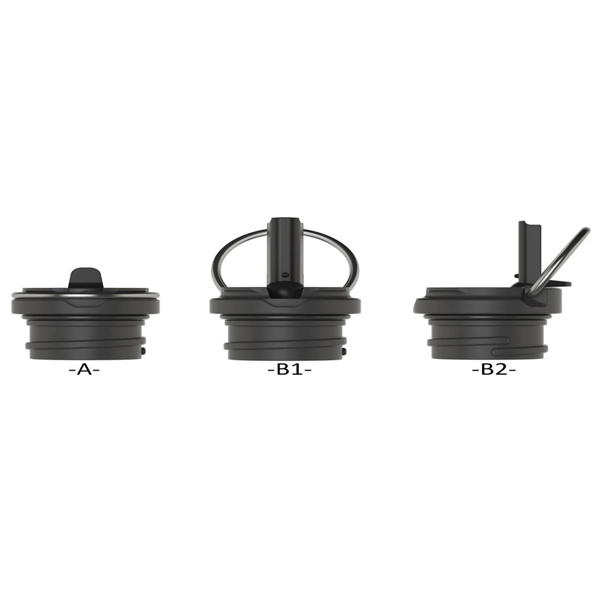 Laken Çelik 18/8 Flow Basic Şişe 0,75L - Siyah