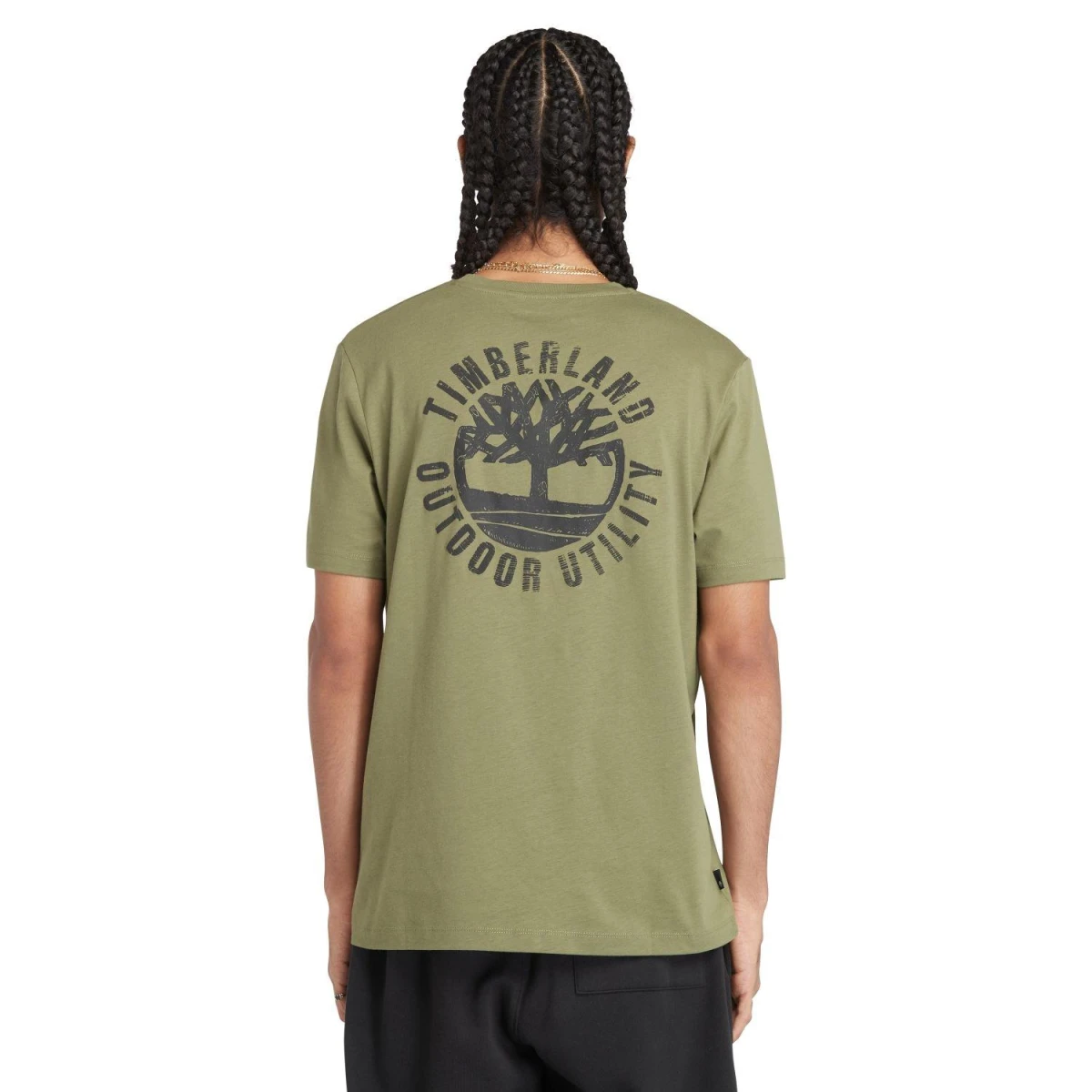 Timberland Short Sleeve Back Logo Graphic Tee Erkek T-Shirt TB0A5V7KCR31