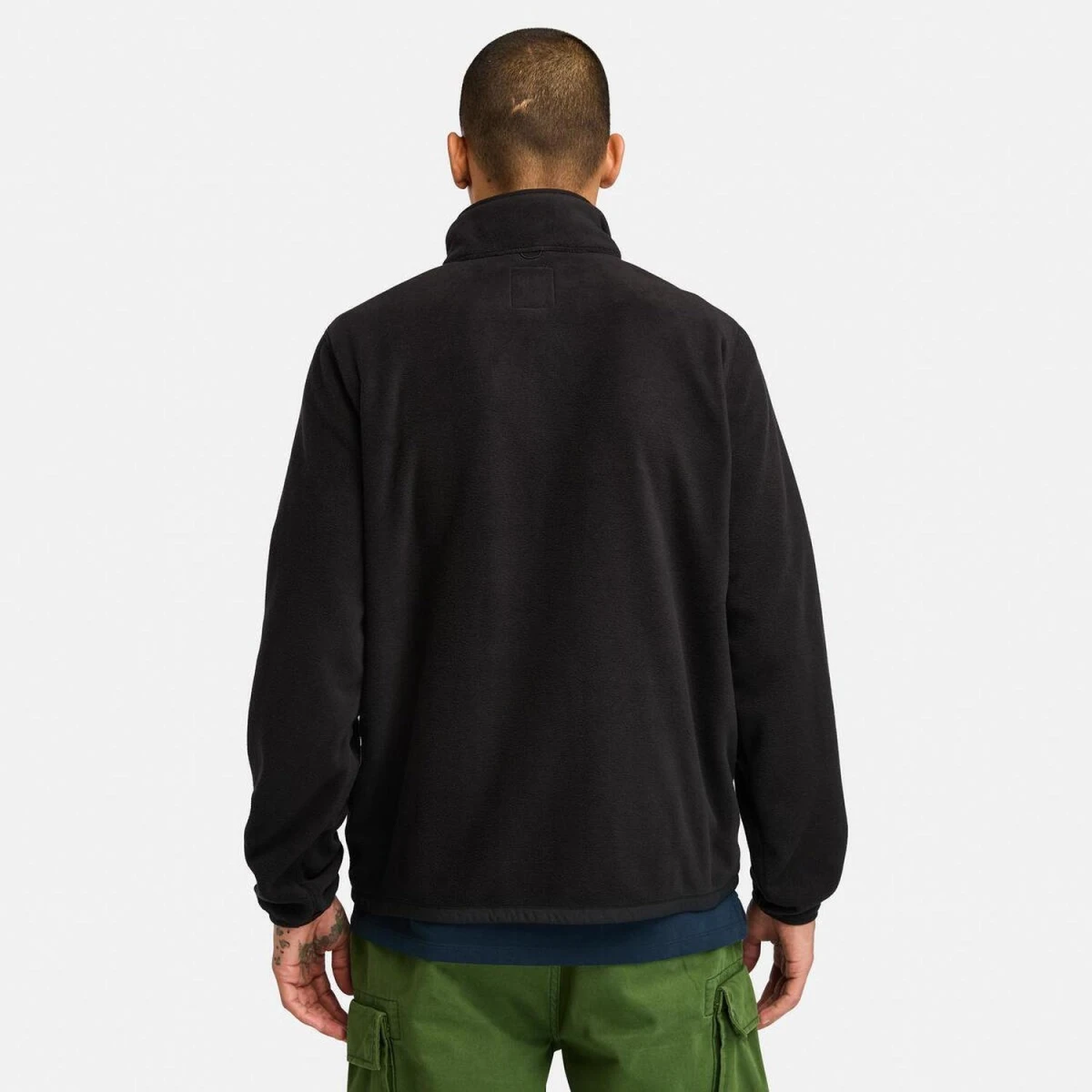 Timberland Full Zip Erkek Fleece Polar - Siyah L