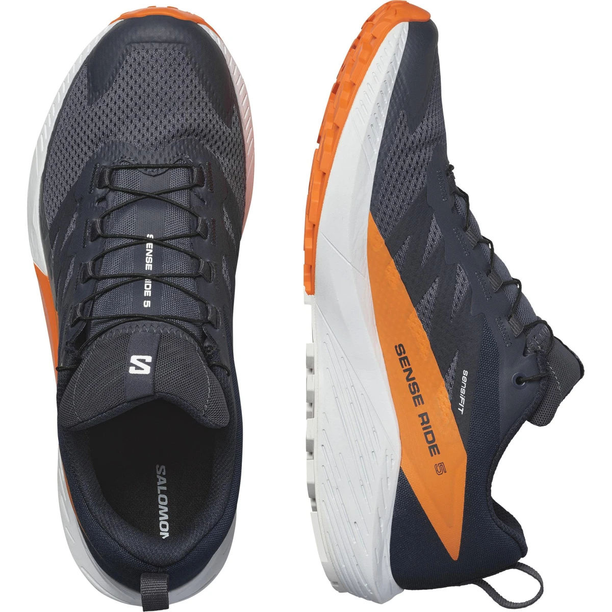 Salomon SENSE RIDE 5 GTX Erkek Koşu Ayakkabı - Siyah 41⅓