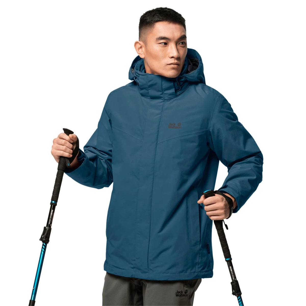 Jack Wolfskin Gotland 3IN1 M Erkek Ceket - Mavi XXL