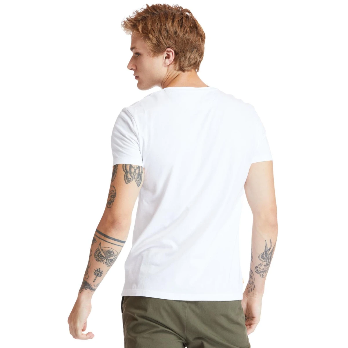Timberland V Neck Short Sleeve Tee Erkek T-Shirt