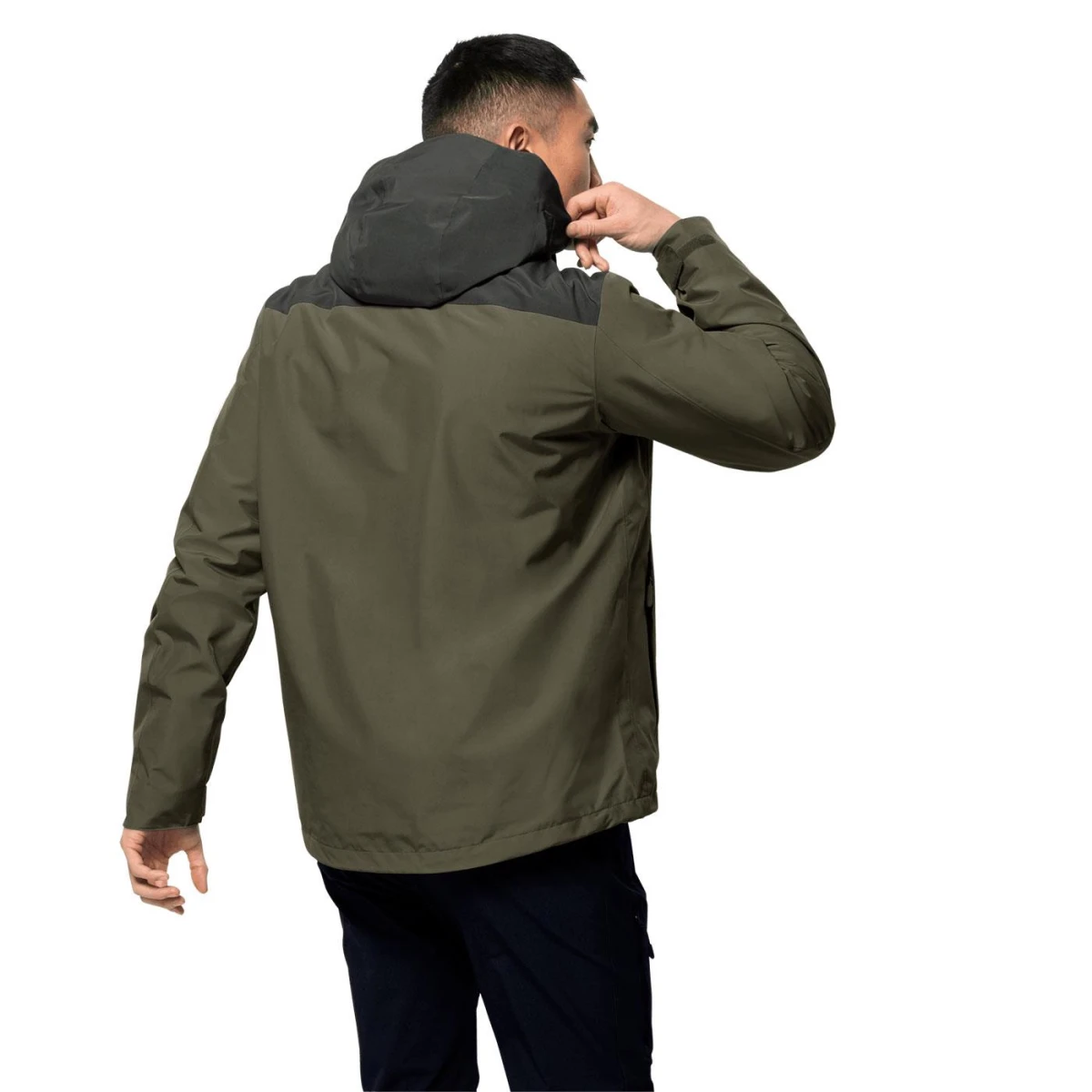 Jack Wolfskin Arland 3IN1 M Erkek Ceketi - Granit XXL