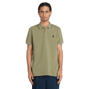 Timberland Printed Neck Short Sleeve Polo Erkek T-Shirt