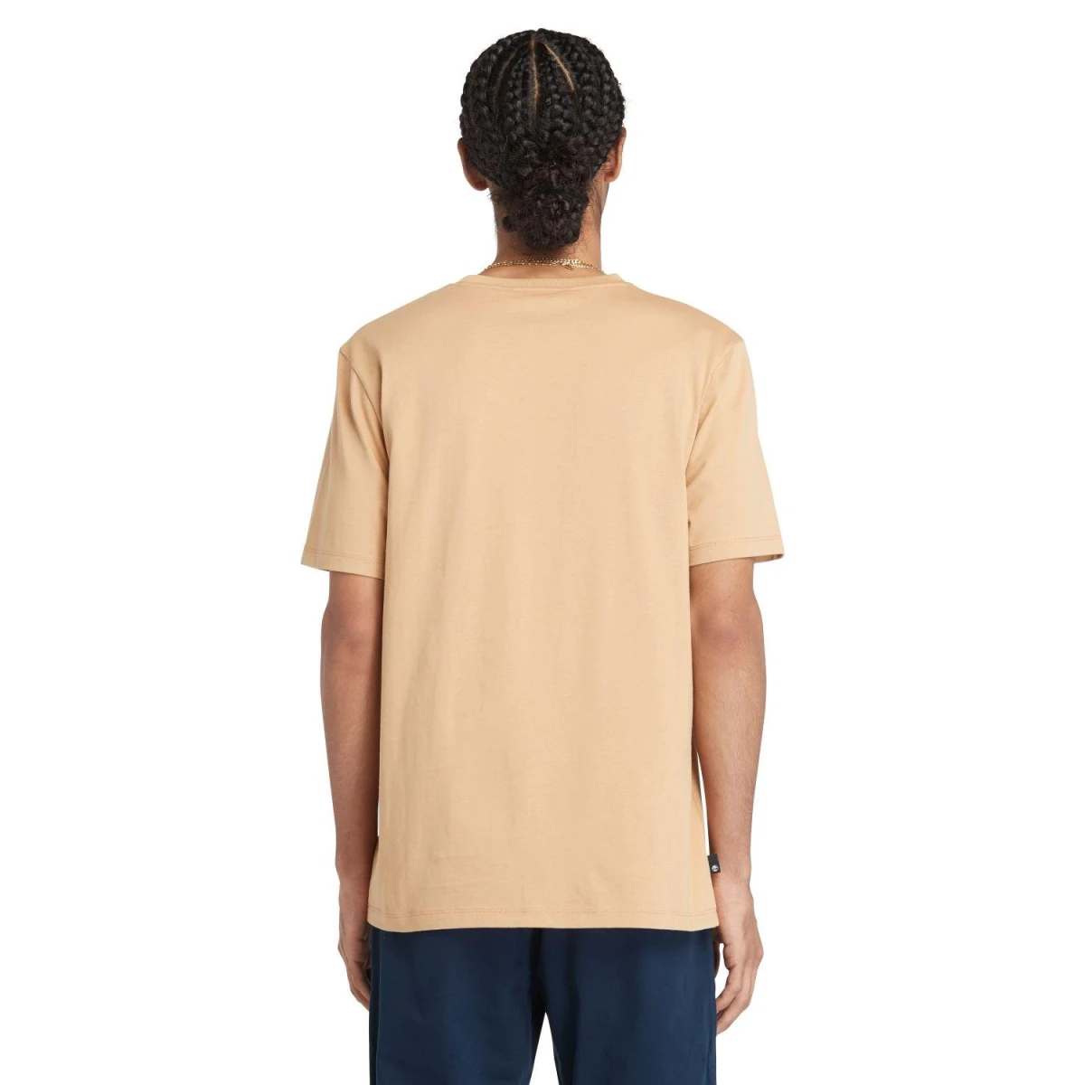 Timberland Camo Linear Logo Short Sleeve Tee Erkek T-Shirt