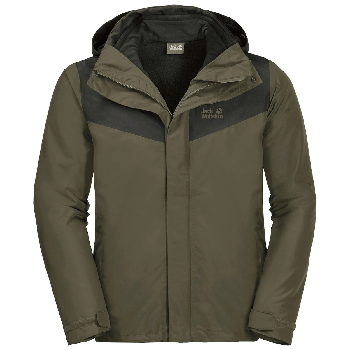 Jack Wolfskin Arland 3IN1 M Erkek Ceketi - Granit XXL