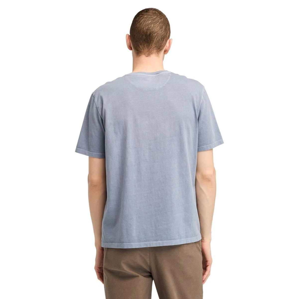 Timberland DUNSTAN RIVER Garment Dye Short Sleeve T Erkek T-Shirt - Gri L