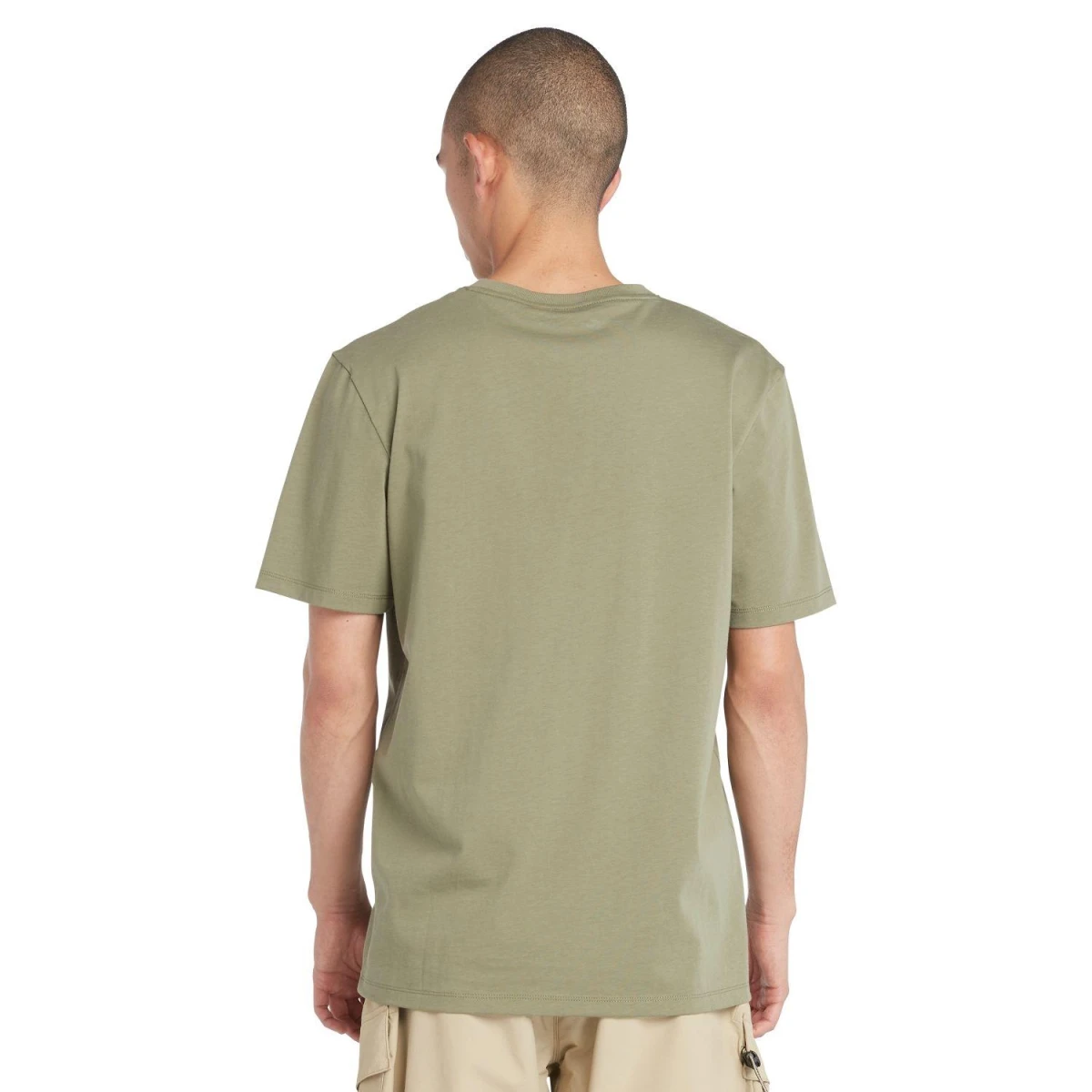 Timberland Camo Tree Logo Short Sleeve Tee Erkek T-Shirt
