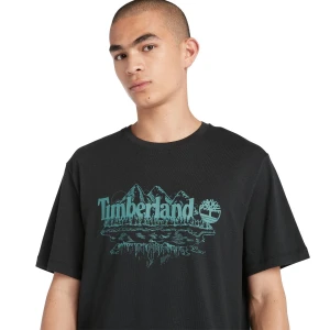 Timberland Short Sleeve Graphic Slub Tee Erkek T-Shirt