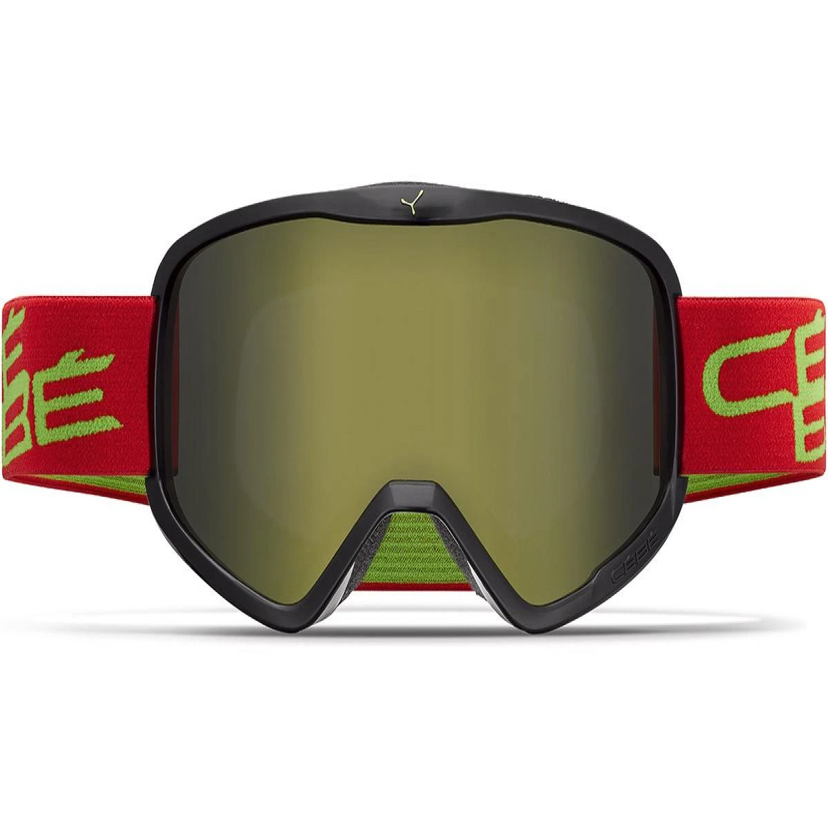 Cebe RAZOR L  Mat Black Red Lime Dark Grey Flash Gold Cat.3 Kayak Gözlüğü - Siyah STD