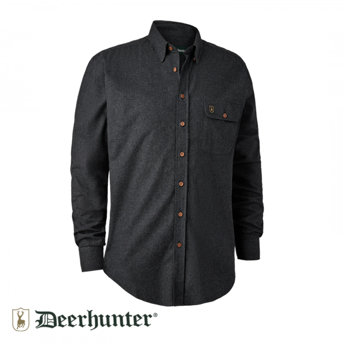 DEER HUNTER Liam Siyah Gömlek  - 39/40