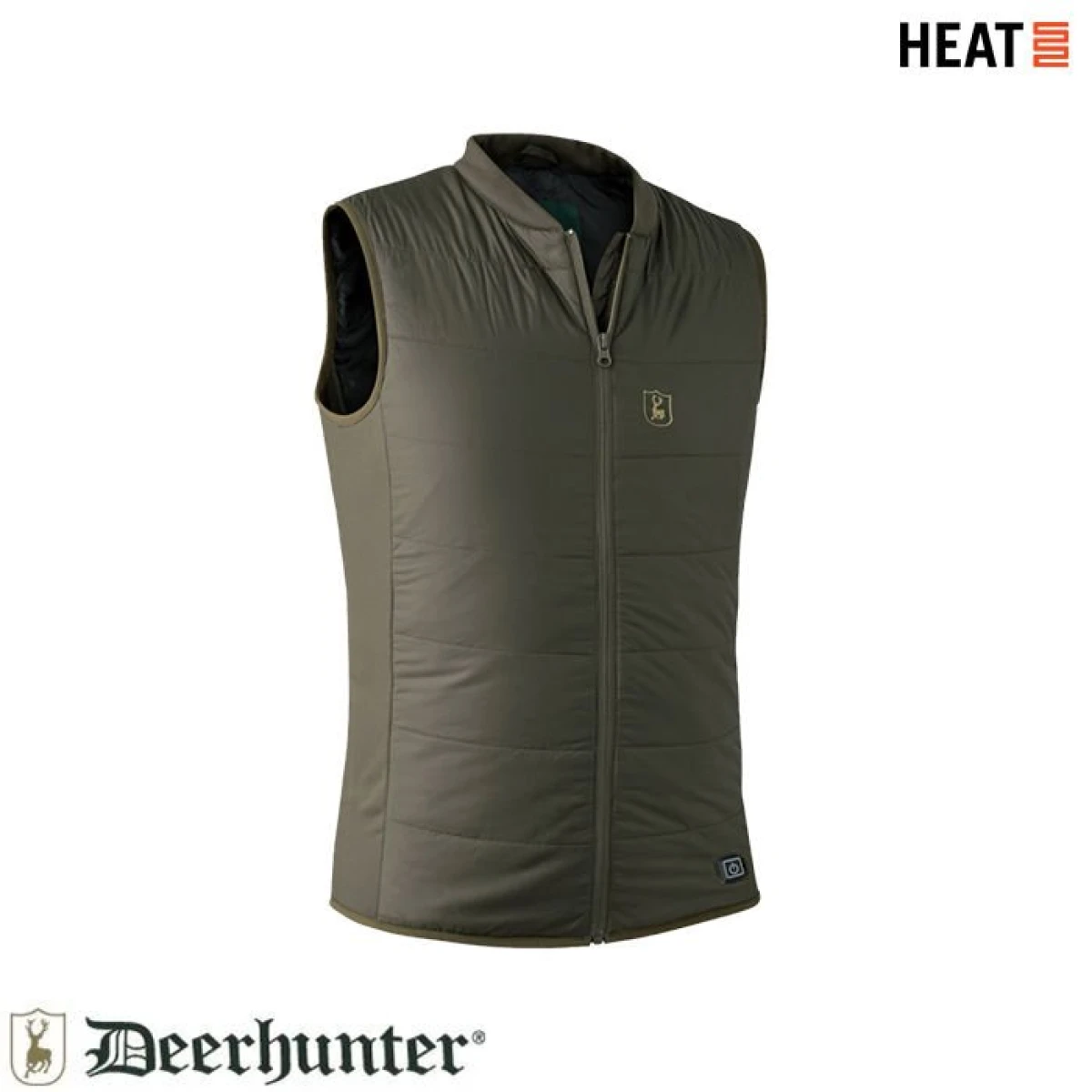DEERHUNTER Powerbankli Koyu Yeşil Yelek - XL