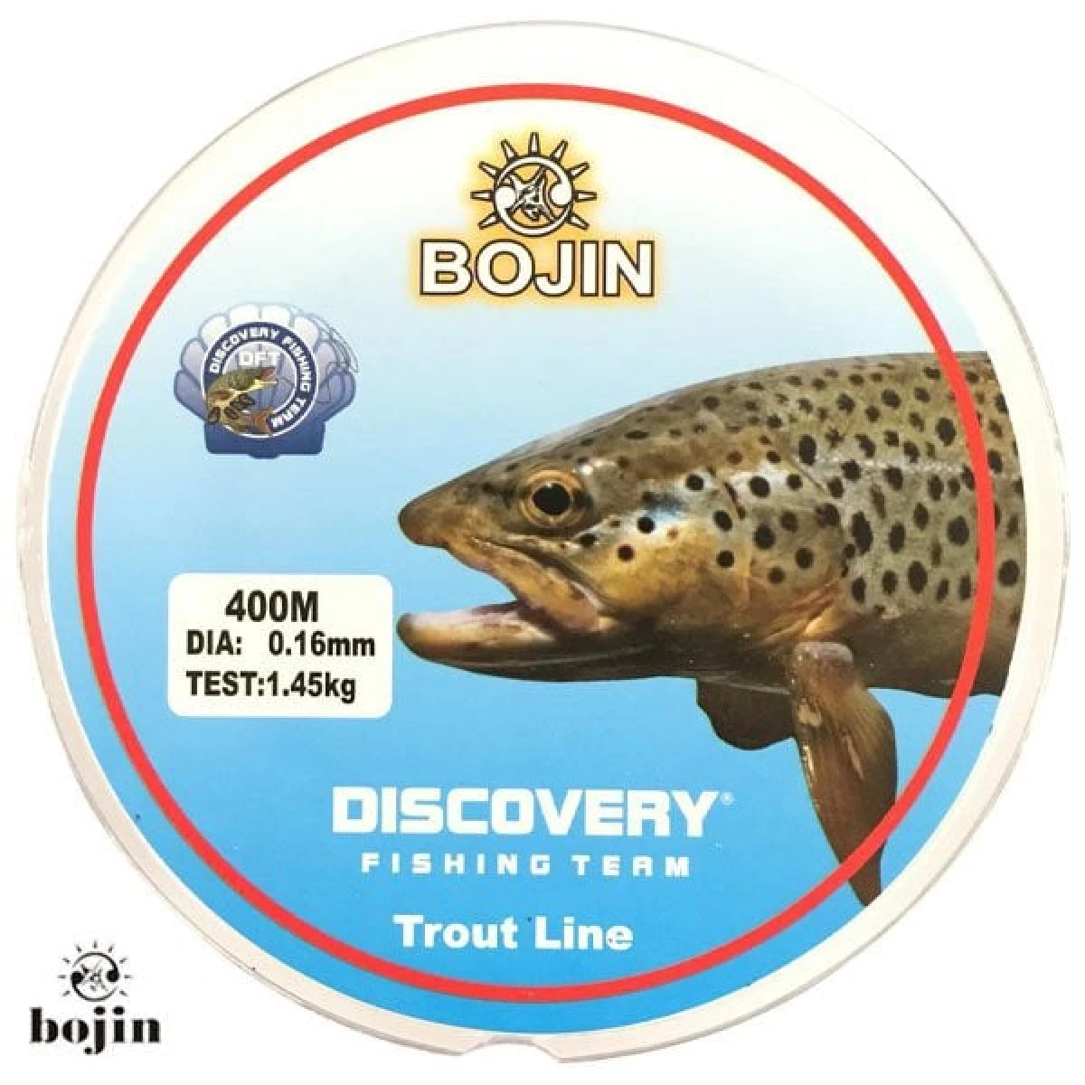 DFT Bojin  Alabalık Misinası 0.16 mm 400 m - Şeffaf 