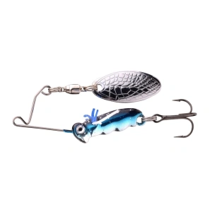 SPRO Larva SpinnerBait 4CM 7G 5'Li - Kaşık Yem Chrome Blue