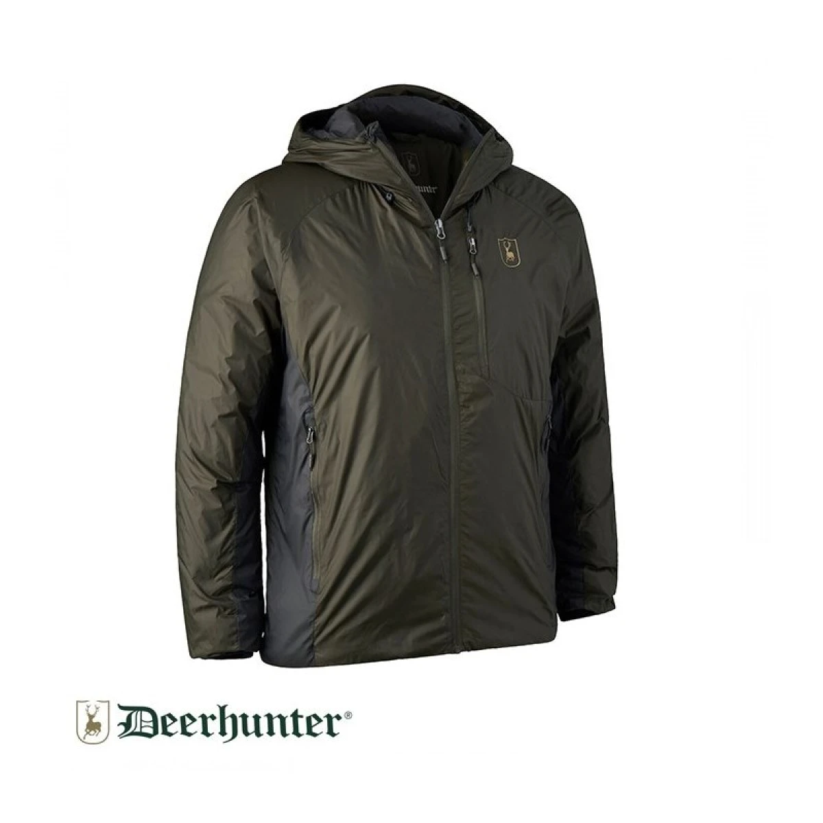 DEERHUNTER Paketlenir 388 Koyu Yeşil Mont  - L