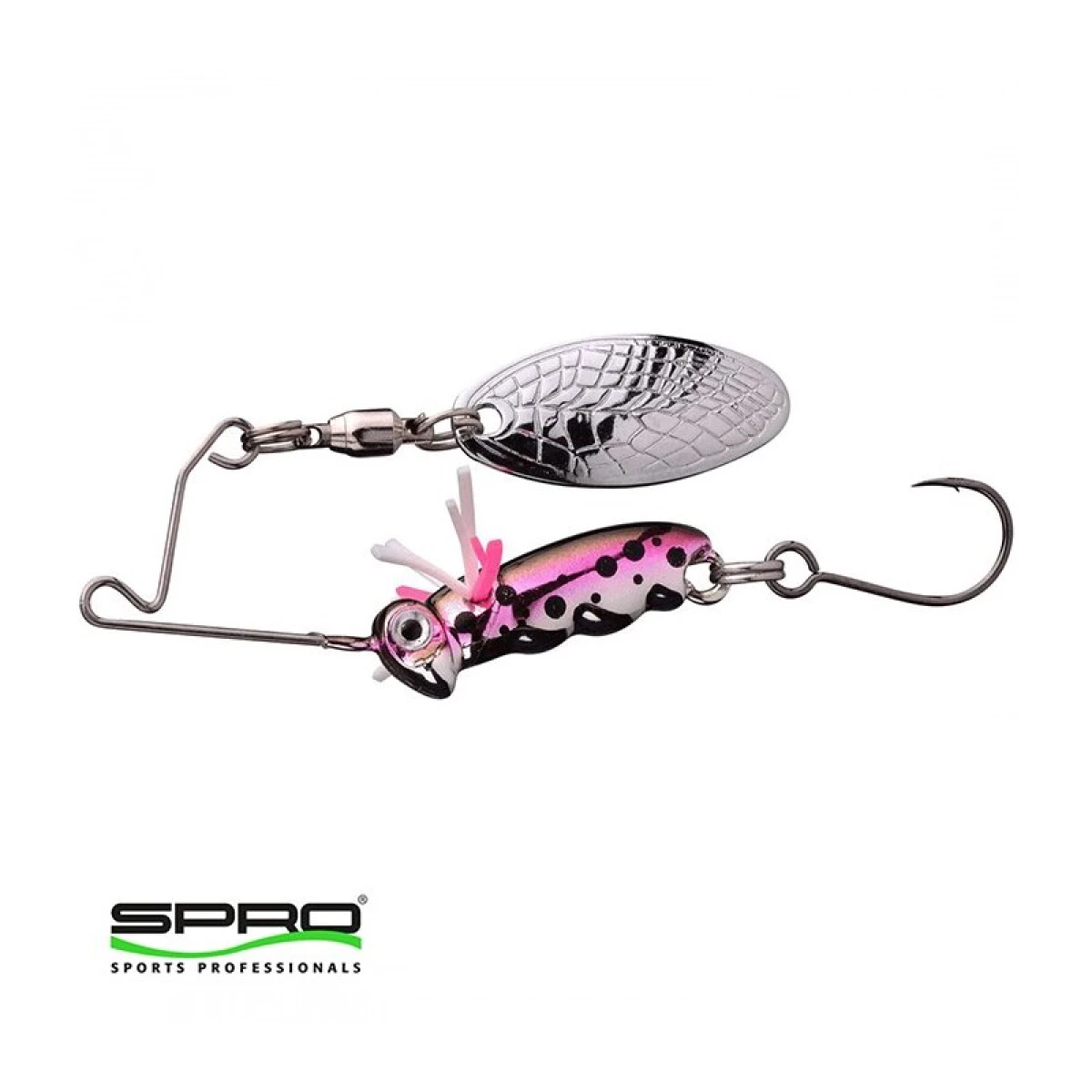 SPRO Larva SpinnerBait 4CM 7G 5'Li - Kaşık Yem Rainbow Trout