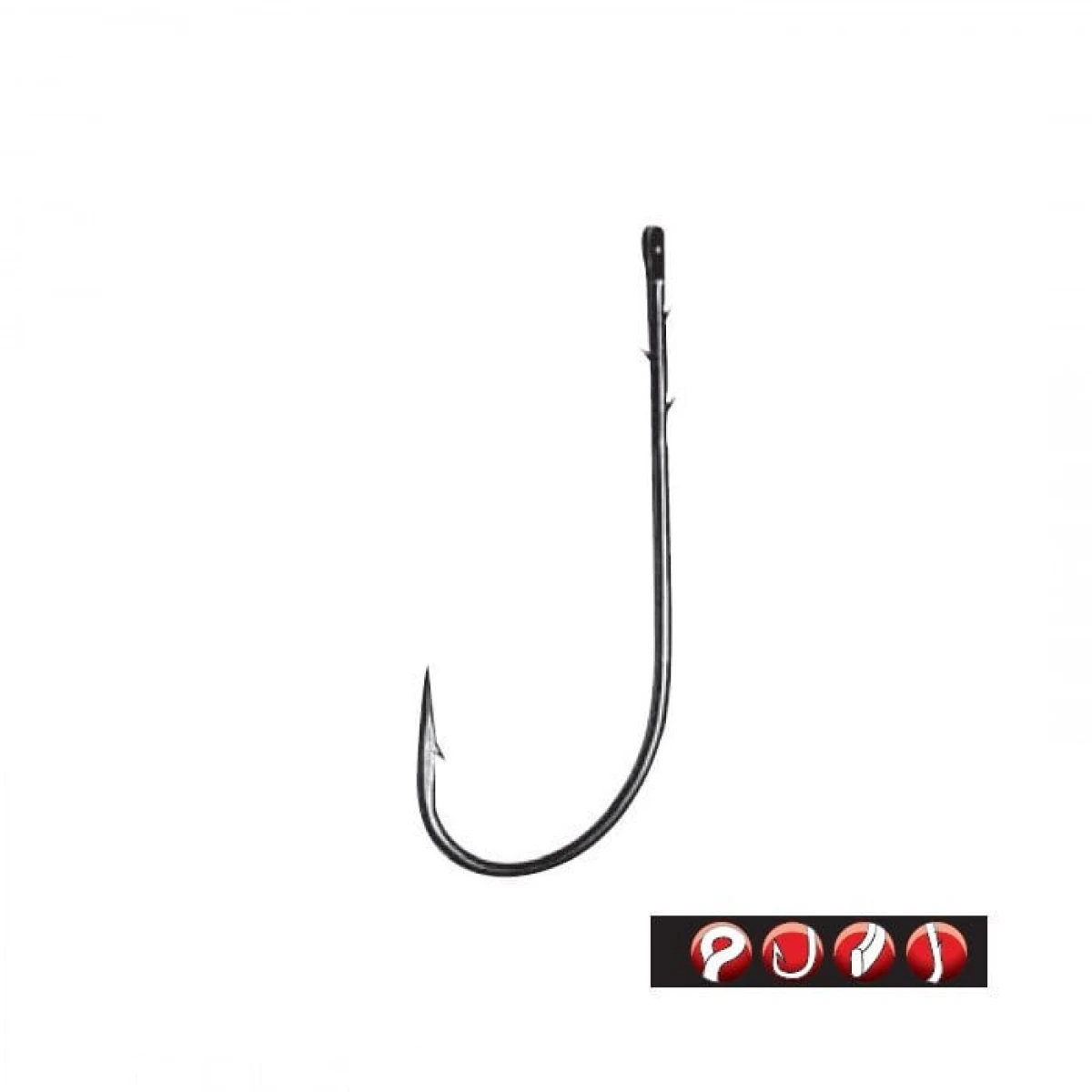 GAMAKATSU Worm 31 6lı Olta İğnesi 1/0 Numara