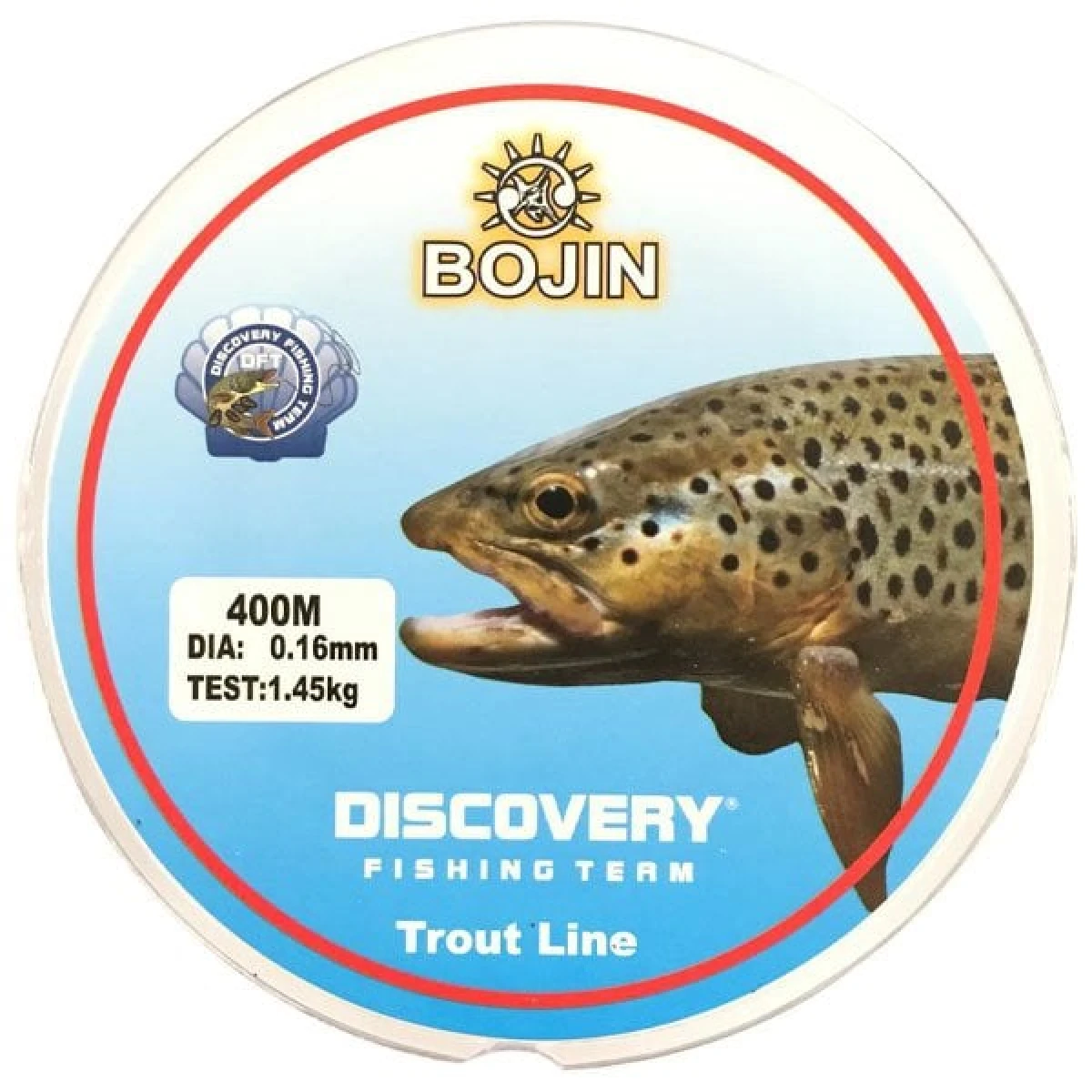 DFT Bojin  Alabalık Misinası 0.16 mm 400 m - Şeffaf 