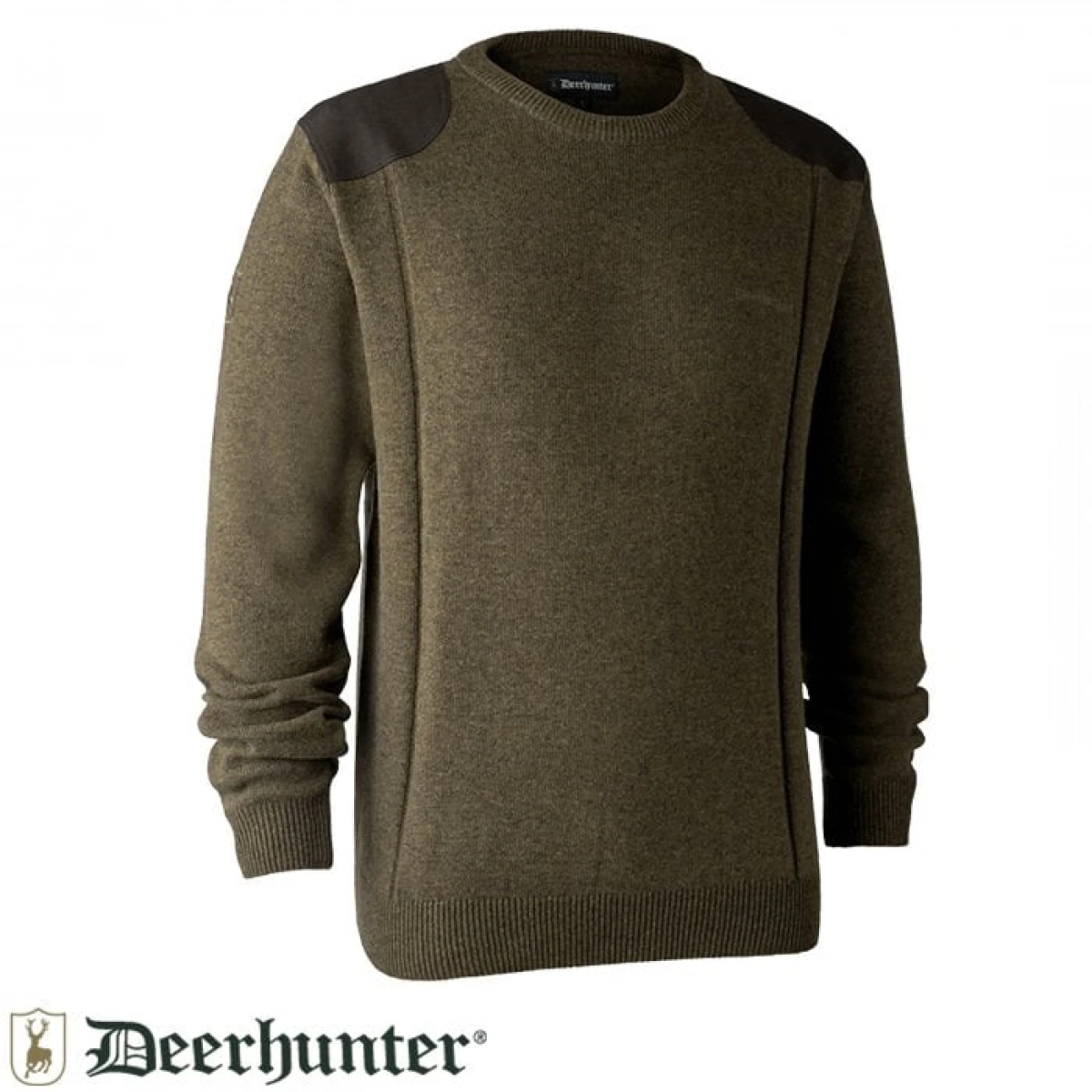 DEERHUNTER Sheffield Knit Yeşil Kazak - L