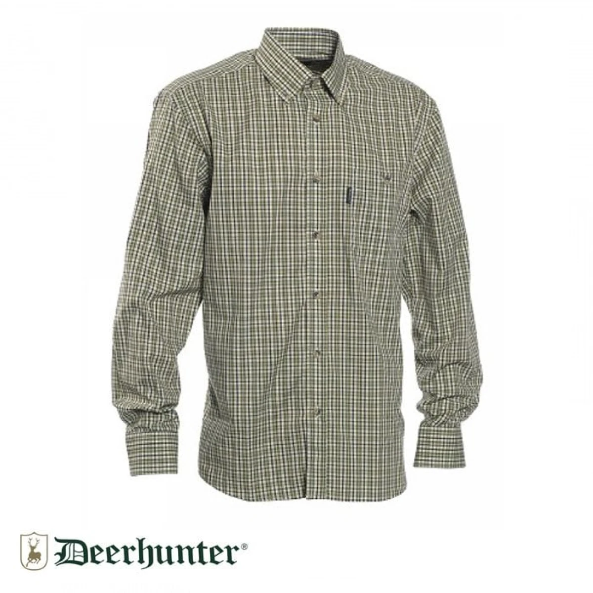 S.K.DEERHUNTER Wyatt Yeşil Kareli Uzun Kol Gömlek - 43