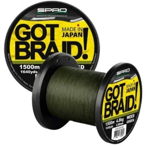 SPRO Got Braid 300m. Yeşil İp Misina 0.18