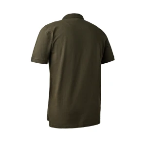 DEERHUNTER Polo Yaka K.Kollu Yeşil Tişört - XXL