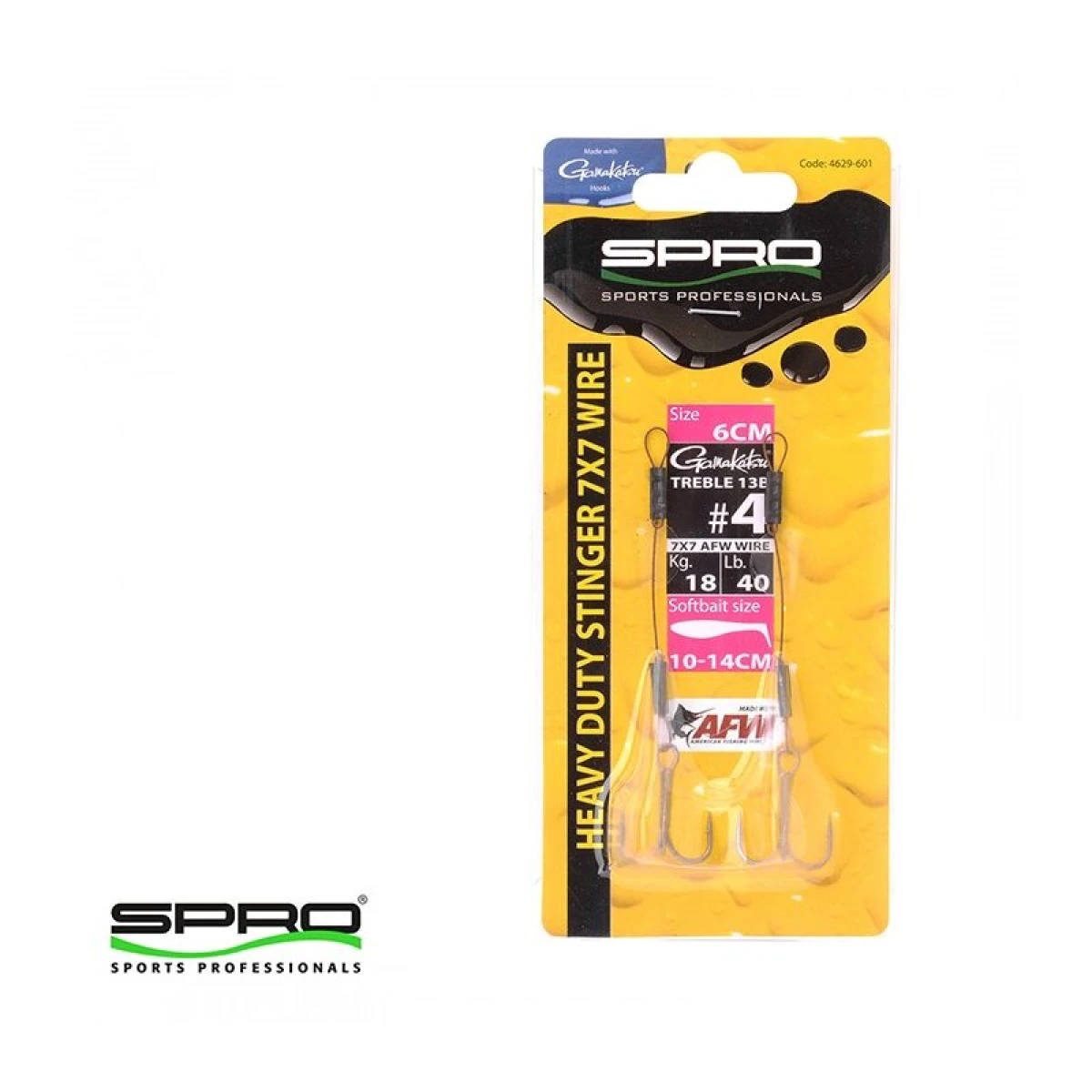 SPRO HD Stinger Beden 7x7 AFW 40LBS 6CM #4 5/2