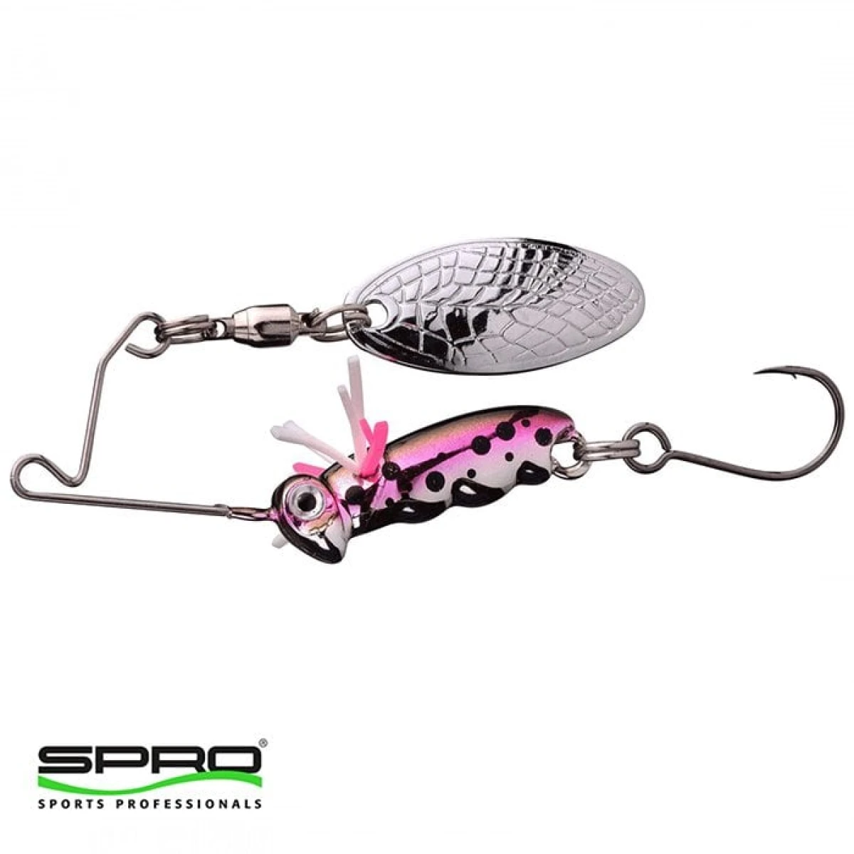 SPRO Larva SpinnerBait 4CM 7G 5'Li - Kaşık Yem Rainbow Trout