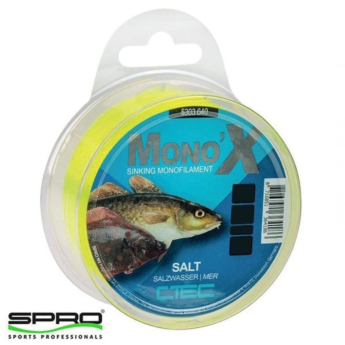 SPRO CTEC SALT YELLOW 0.45/13.0kg  250 m 1/5