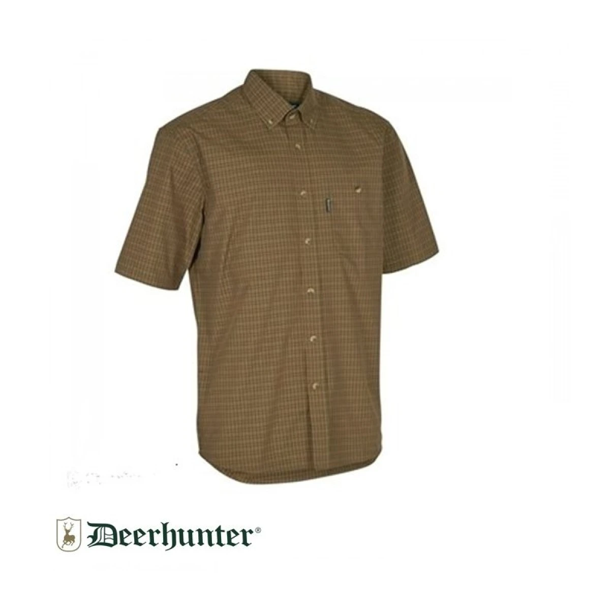 S.K.DEERHUNTER Nıkhıl Red Kareli Kısa Kol Gömlek - 39/40
