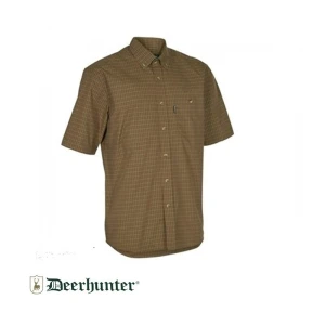 S.K.DEERHUNTER Nıkhıl Red Kareli Kısa Kol Gömlek - 39/40
