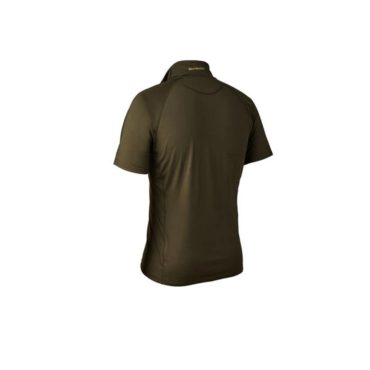 DEERHUNTER Yaka Fermuarlı K.Kollu Yeşil Tişört - 2XL
