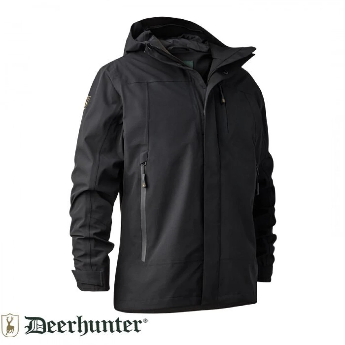 DEER HUNTER Sarek Shell Kapüşonlu Siyah Mont