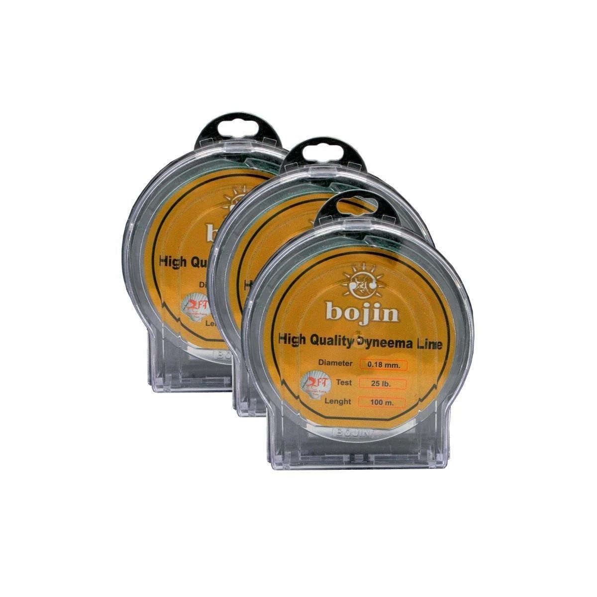 DFT Bojin Dyneema İp Misina 100 m - 0.12 mm - Yeşil