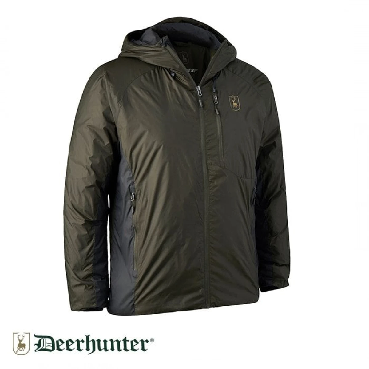 DEERHUNTER Paketlenir 388 Koyu Yeşil Mont  - XL