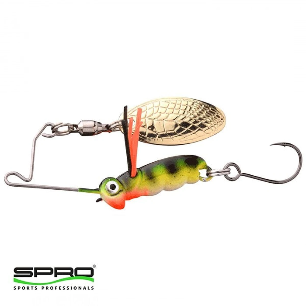 SPRO Larva SpinnerBait 4CM 7G 5'Li - Kaşık Yem Perch