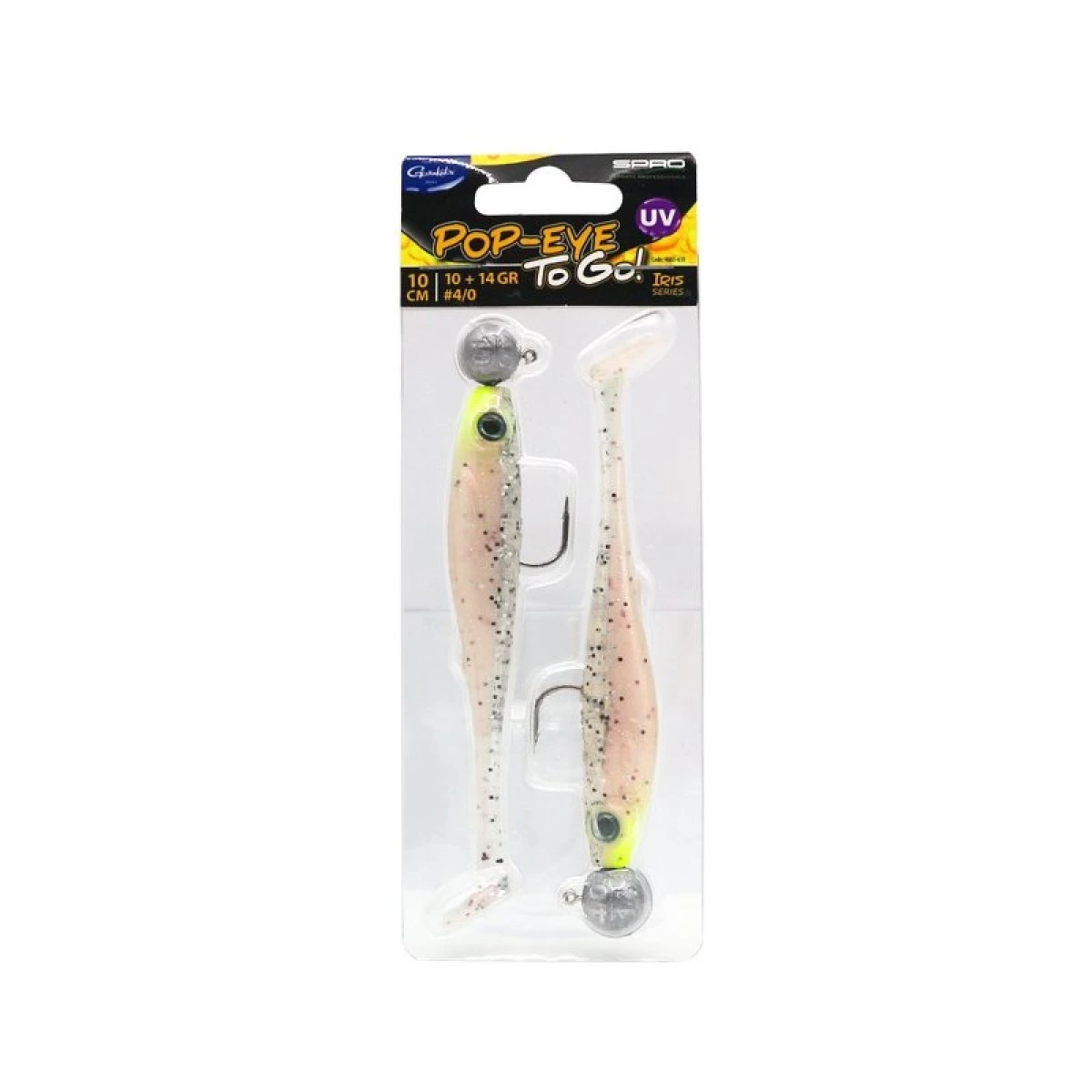 SPRO Pop-Eye To Go 10 cm UV Salt&Pepper 10+14G 1/2