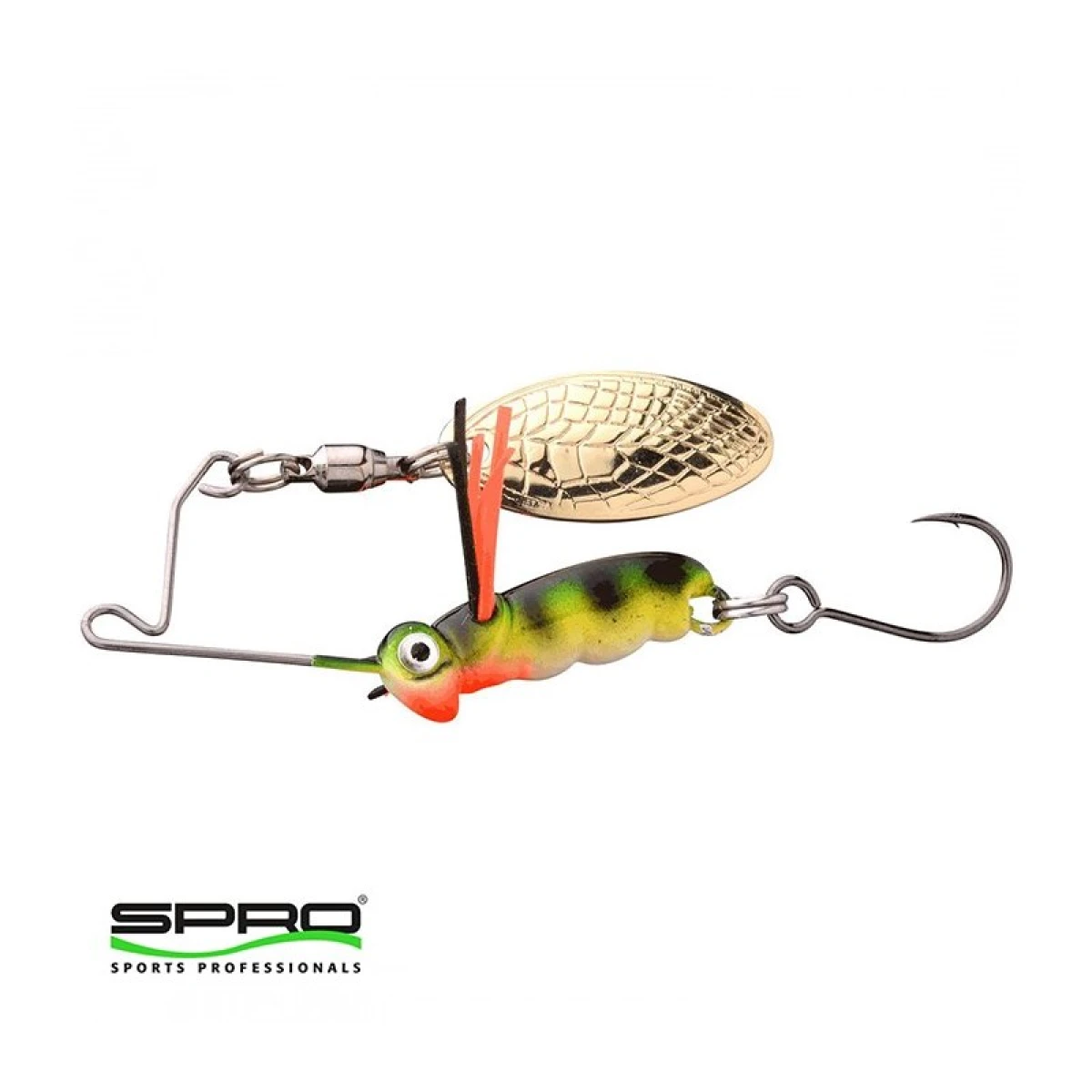 SPRO Larva SpinnerBait 4CM 7G 5'Li - Kaşık Yem Perch