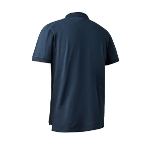 DEERHUNTER Polo Yaka K.Kollu Lacivert Tişört - L
