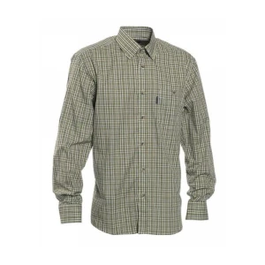 S.K.DEERHUNTER Wyatt Yeşil Kareli Uzun Kol Gömlek - 45