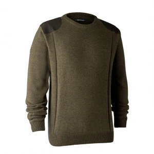 DEER HUNTER Sheffield Knit Yeşil Kazak
