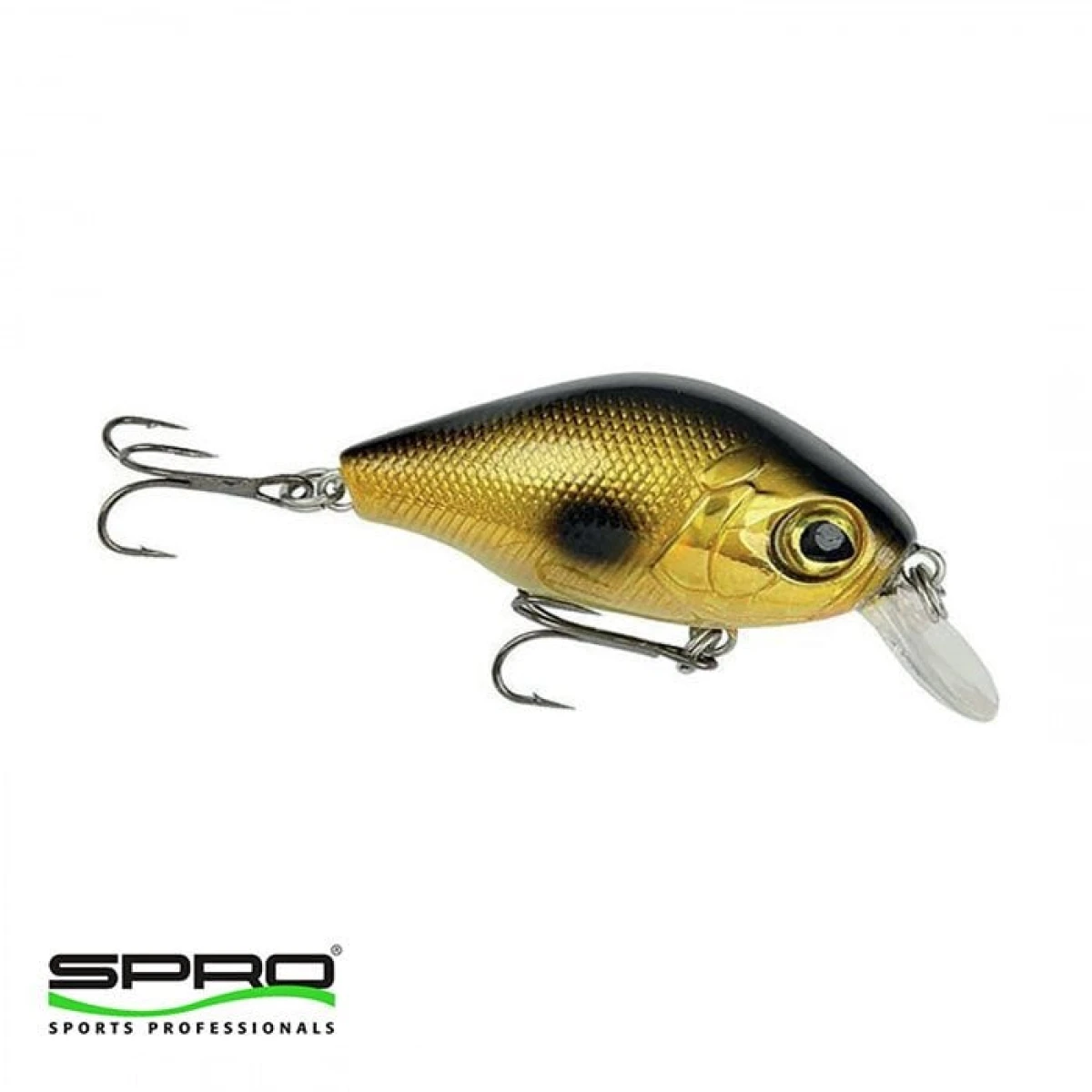 SPRO PowerCatcher Plus Dopey-Crank 45 Maket Yem Gold Shiner
