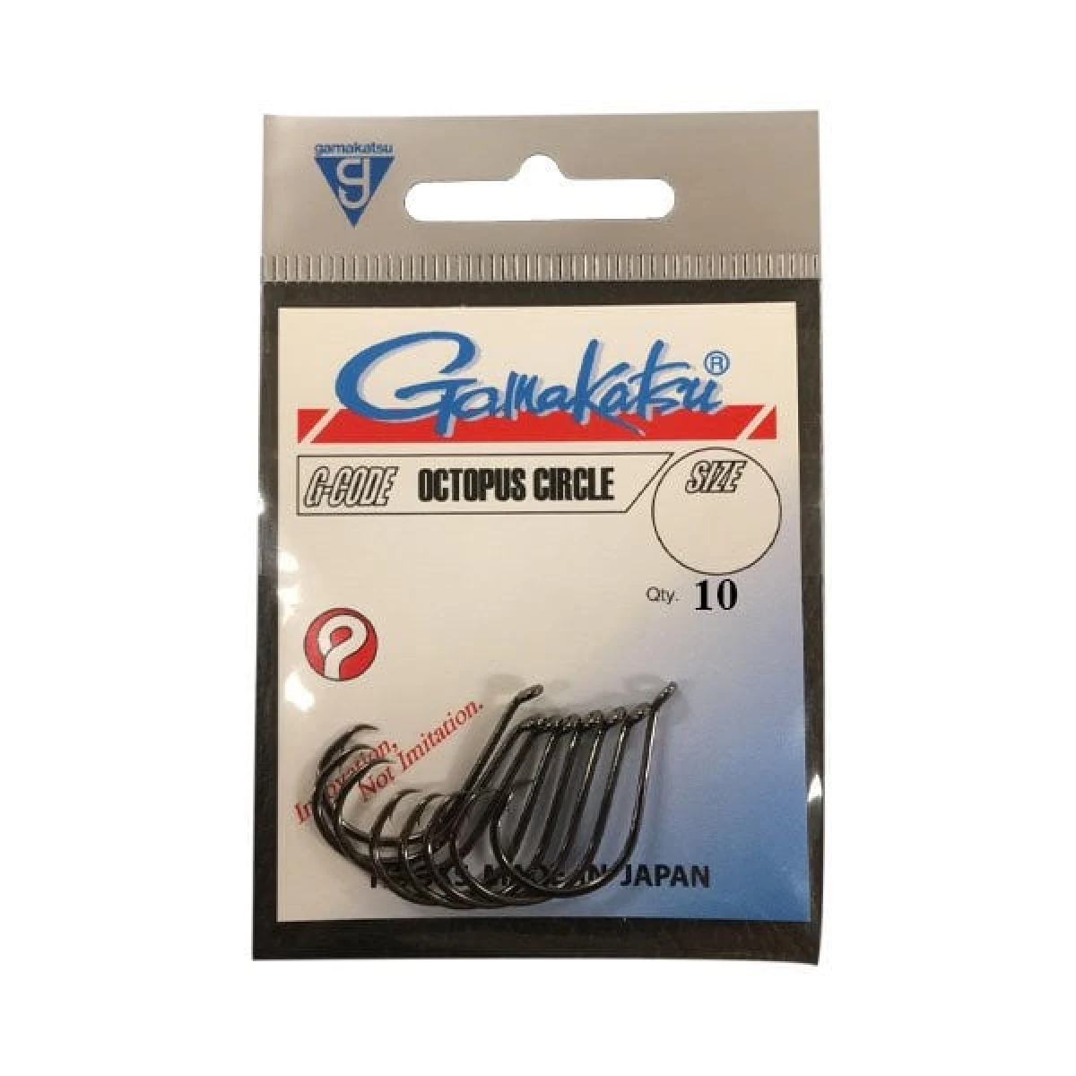 GAMAKATSU Octopus Circle Serisi 10lu Olta İğnesi 6 Numara
